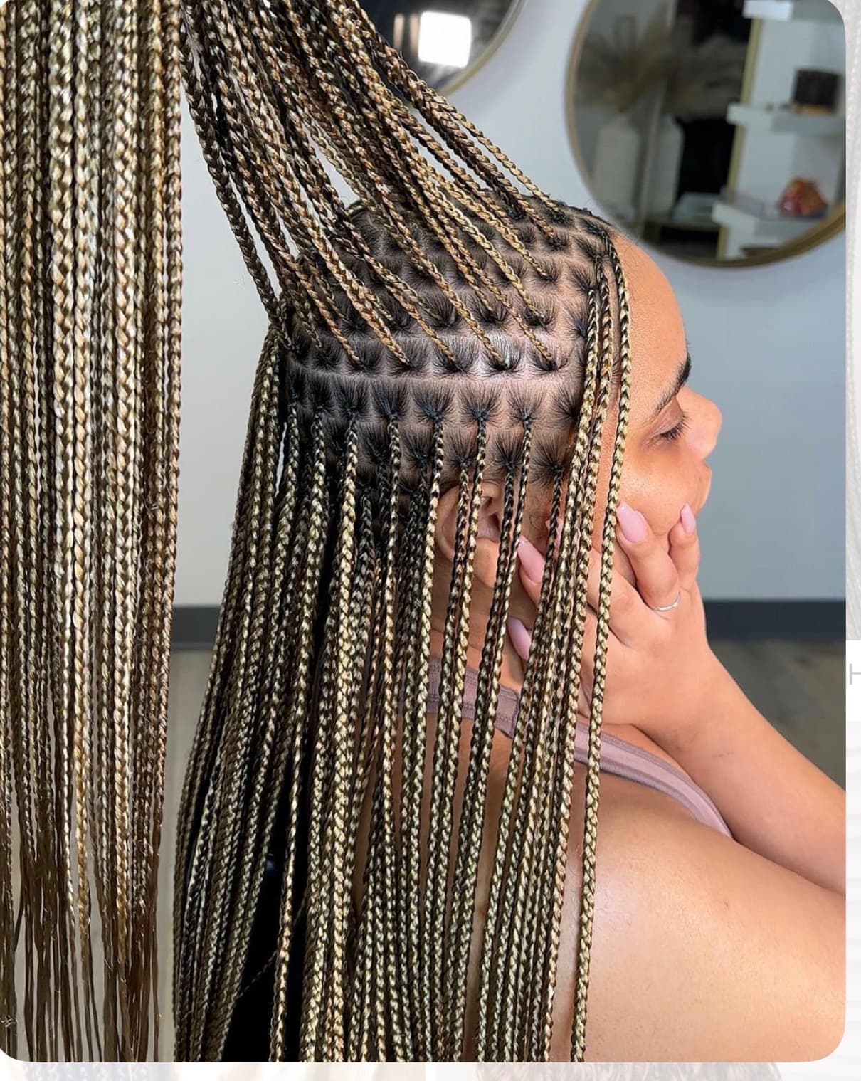 Bone straight braids 