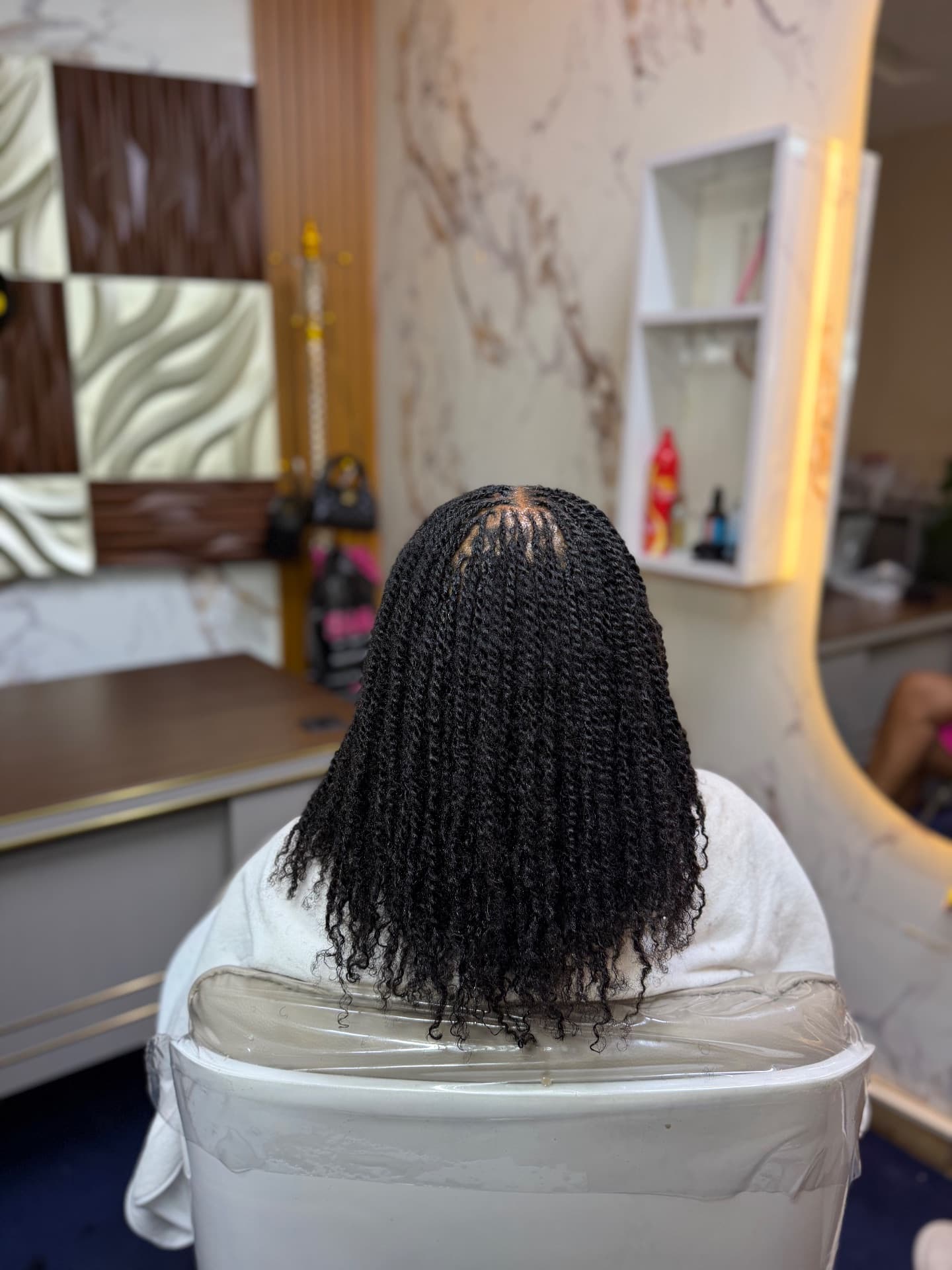 Afro bulk human hair