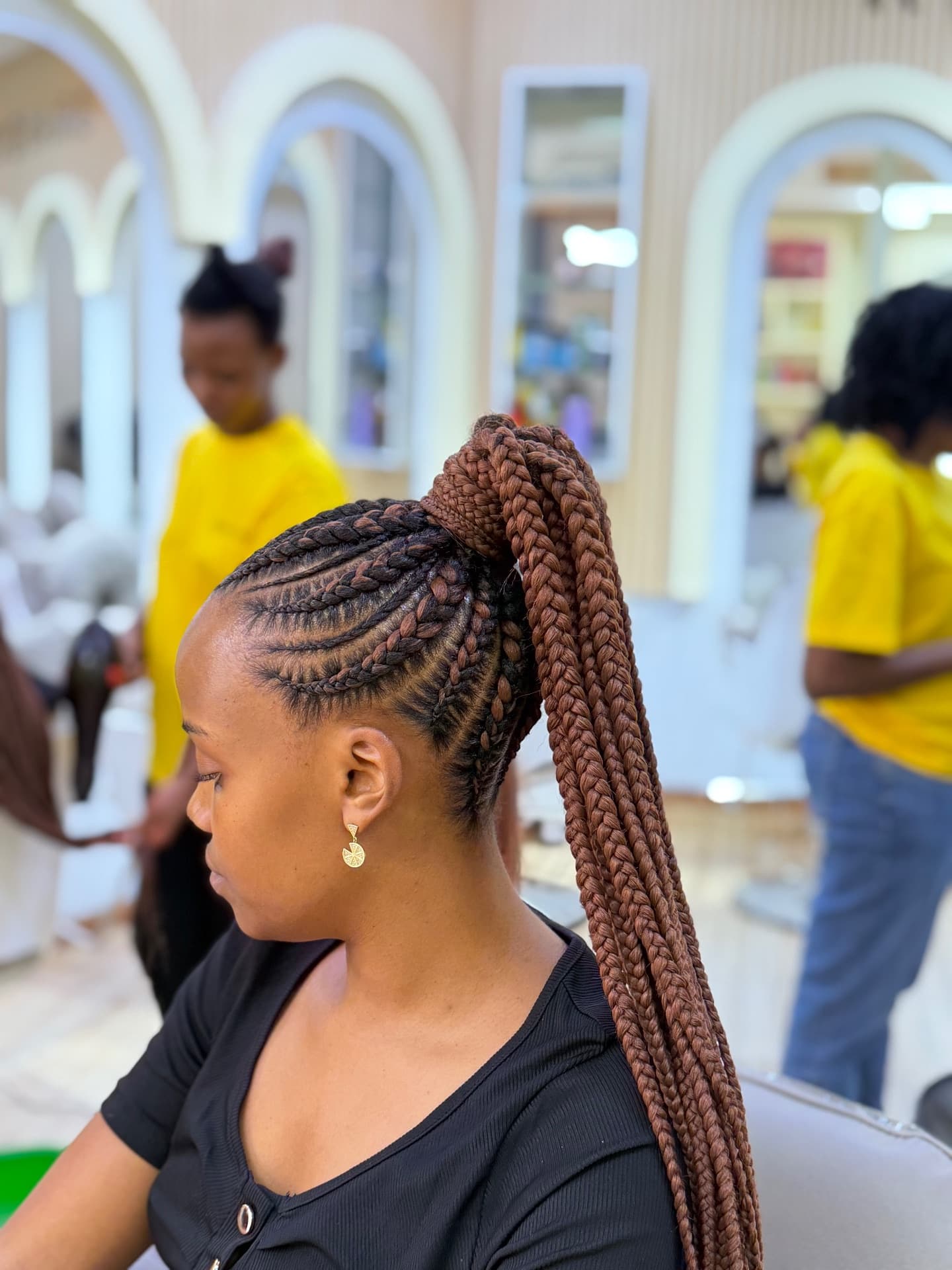 Pointy Cornows braids
